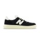 New Balance Black leather T500 Lace sneakers