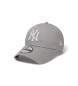 New Era New York Yankees Essential 9Forty grå kasket