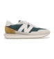 New Balance Sneakers i läder 237 grön