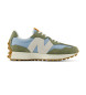 New Balance Leather Sneakers 327 blue, green