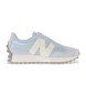 New Balance Lederturnschuhe 327 blau