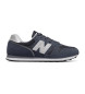 New Balance Skórzane buty 373v2 niebieskie