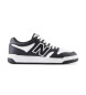 New Balance Sneaker 480 in pelle bianca e nera