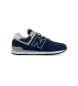 New Balance Sneakers i læder 574 navy