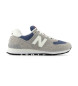 New Balance Sneakers i läder 574 grå, marinblå