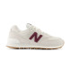 New Balance Skórzane sneakersy 574 w kolorze złamanej bieli