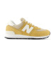 New Balance Sneakers i läder 574 gul