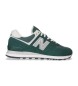 New Balance Träningsskor i läder 574 grön