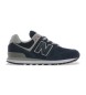 New Balance Leather Sneakers 574 navy