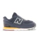 New Balance Scarpe da ginnastica blu navy 574 con chiusura a strappo