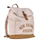 New Balance Mochila de lona bege