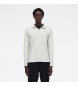 New Balance Sweter Space Dye 1/4 Zip szary