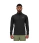 New Balance Maglione Space Dye con zip a 1/4 Nero