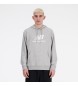 New Balance Sudadera Sport Essentials Fleece Logo gris