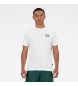 New Balance Camiseta Sport Essentials Logo blanco