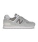 New Balance Sneakers i läder 574 grå