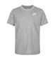 Nike Sportkleding Futura grijs geborduurd T-shirt