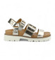 NO NAME June Ankle Galaxie gold sandals