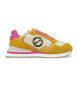 NO NAME Tova Runner mustard leather trainers