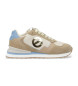 NO NAME Tova Runner beige leather trainers