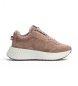 NO NAME Baskets en cuir Carter Jogger Cocoon marron