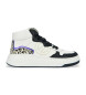 NO NAME Sneaker Bridget Mid in pelle bianca