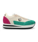 NO NAME Multicoloured Flex jogger leather trainers