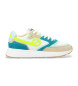 NO NAME Power Jogger blue leather trainers