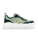 NO NAME Gong Jogger - Baskets en cuir vert