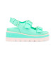 NO NAME July buckle turquoise sandals