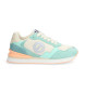 NO NAME Zapatillas de Piel Tova Runner verde