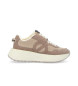 NO NAME Carter Jogger leather and polyester trainers with logo XXL brown