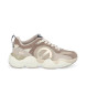 NO NAME Baskets Krazee Runner en cuir inspires de la course  pied avec semelle graphique taupe ultra-lgre