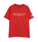 North Sails T-shirt with red flag print