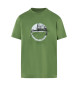 North Sails Grnes T-Shirt mit Vintage-Druck