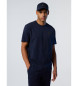 North Sails T-shirt a maniche corte blu navy