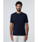 North Sails Navy stretch-strikket T-shirt