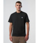 North Sails Camiseta Sleeve Basic Bollo negro