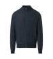 North Sails Maglione blu scuro con zip intera da 12 AGG