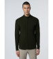 North Sails Maglione verde con zip intera 12Gg