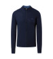 North Sails Maglione blu scuro con zip intera 7Gg