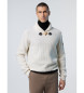 North Sails Maglione con alamari con scialle beige