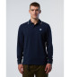 North Sails Poloshirt med logo på kraven i navy