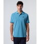 North Sails Kurzärmeliges blaues Poloshirt