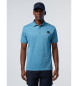 North Sails Kurzärmeliges blaues Poloshirt