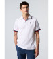 North Sails Weies Kurzarm-Poloshirt