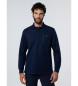 North Sails Long sleeve polo shirt with navy zip