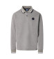 North Sails Graues Rugby-Poloshirt