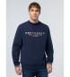 North Sails Sweatshirt met geborduurde marinevlag