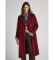 Pepe Jeans Maroon Madison Coat
